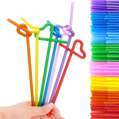 China Wholesale Clean Drink Milkshake Boba Individually Wrapped Disposable Straw Colorful PP Straw for sale