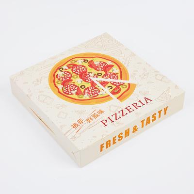 China Custom Pizza Packaging Box 6/7/8/9/10/12inch Materials Factory Logo Printing Pizza Takeaway Paper Recycled Paper Boxes for sale