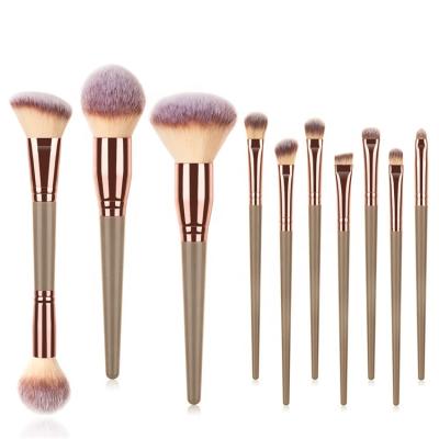 China 10Pcs skin-friendly sham test ever on different animal makeup brushes for sale