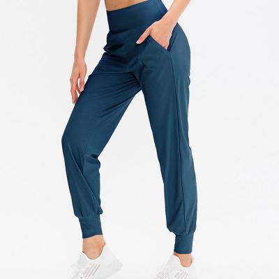 China Wholesale Bulk Breathable Outwear Elastic Jogger Women Naked Yoga Pants With Pocket for sale