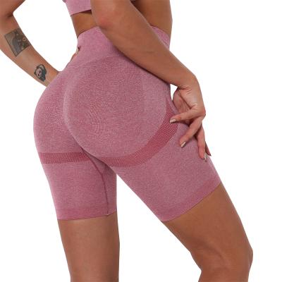 China Anti-Wrinkle Manufacturer High Quality High Waist Breathable Summer Women Seamless Custom Shorts For Women for sale