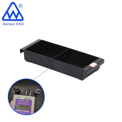 China ESD Corrugated Cardboard Box Wholesales Custom Black PCB ESD Conductive Tray Blister Anti-static Plastic Pallet Tray for sale