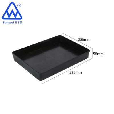 China ESD corrugated cardboard box conductive plastic custom pcb esd tray for electronics package for sale