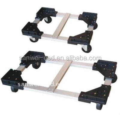 China 3W-9806101 ESD Industrial PCB Cart Magazine Rack Trolley For Circulation Boxes for sale