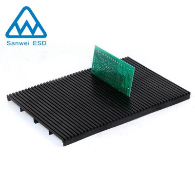 China Black Plastic ESD Protection 3W-9805406 Polypropylene Antistatic PCB Circulation Holders for sale