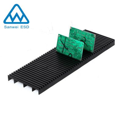 China Plastic black Esd protection 3W-9805406-2 circulation ESD cleanroom PCB storage rack for sale