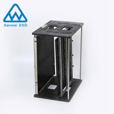 China Esd Protection China Supply Anti-static Adjustable Magazine Plastic ESD Storage Holder for sale