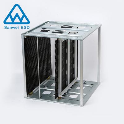 China Esd Protection SANWEI ESD Plastic PCB Magazine Holder For SMT Production Line for sale