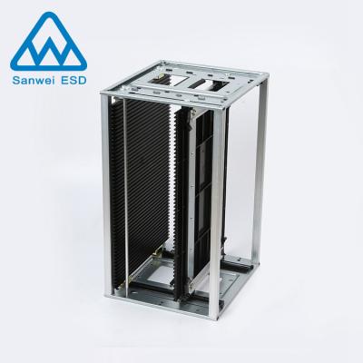 China Adjustable Esd Protection Chinese Made Magazine ESD Display Rack For Storage for sale