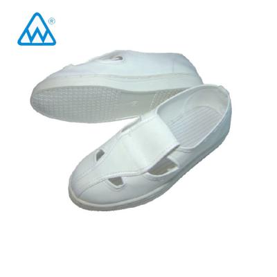 China PVC Safety Work Shoes / ESD Anti-Static Butterfly 4-Holes Anti-Static Conductive Shoes for sale