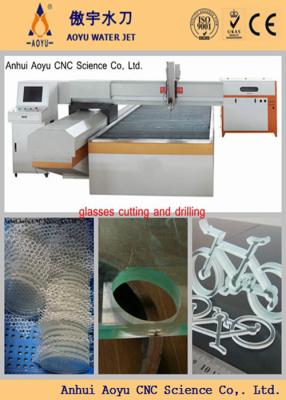 China Stainless Steel Water Jet Glass Cutting Machine with ISO CE For Window panels for sale