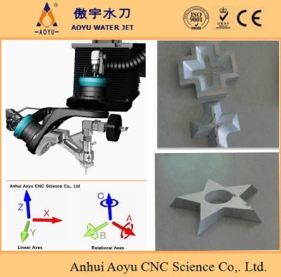 Chine Cinq - l'axe a séparé la plate-forme Waterjet de jet de machine/d'eau de commande numérique par ordinateur de structure de portique à vendre