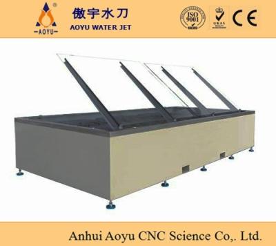 China Auto Lift Frame / Auto Roll-over Woring Table  for CNC Waterjet Glass Stone Cutting Machine for sale