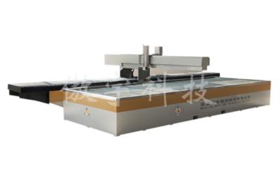 China Cantilever water jet cutting machine Five Axis for plastic , leather , wood , metal for sale