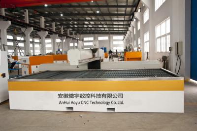 China 2.5M*1.5M Platform CNC Water Jet Stone Cutting Machine With High Pressure Pump for sale