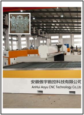 China HZ3742 Metal , Stone , Plastic  Water Jet Cutter with High Pressure Pump for sale