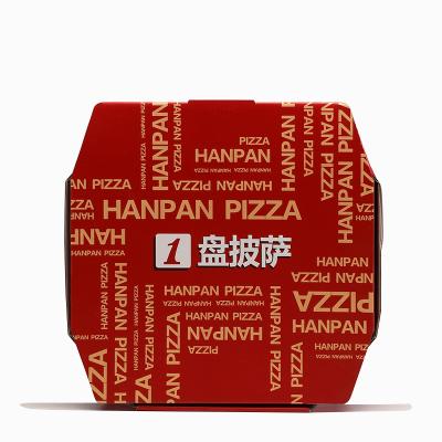 China Recycled Materials Fully Stocked Cheap Cardboard Box Wholesale Custom Logo Printed High Quality Pizza Packaging for sale