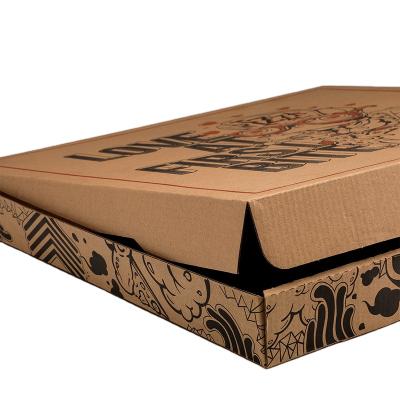 China Recycled Materials Most Popular Type New Good Quality Good Price Custom Printed Empty Boxes Pizza Box Cardboard for sale