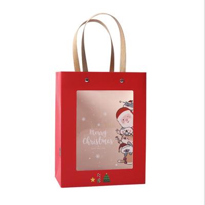 China Recycled Custom Paper Gift Bag Logo Print Wholesale Grocery White Brown Packaging Materials With Handle Industrial Item Outer Packaging for sale