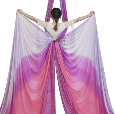 China Soft Professional Aerial Yoga Equipment Anti-Gravity Ceiling Hanging Sling Yoga Silks for sale