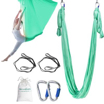 China Premium Stretch Yoga Hammock Overhead Stretch Sling For Exercise Home Fitness Yoga Top Quality Hammock for sale