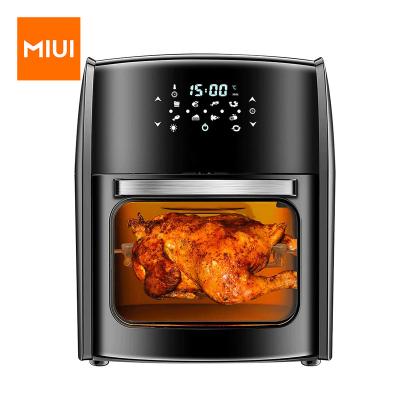 China MIUI Commercial Multi Functional Food Grade 10L/12.7QT Kitchen Oilless Air Fryer Oven With Touch Screen for sale