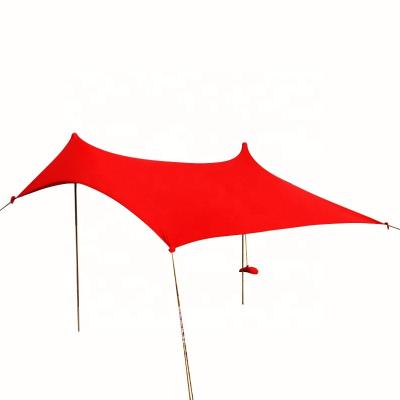 China Factory Direct Supply Portable Cloth Sun Umbrella With Sand Anchor Outdoor Camping Summer Beach Tent for sale