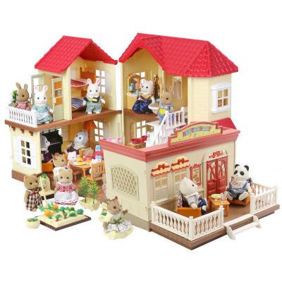 China Girls Play DIY Dollhouse Play Set Forest Animals Family For Children Game Room Toy Kids Pretend Play Doll House Furniture Toys 2022 From China Manufacturer for sale