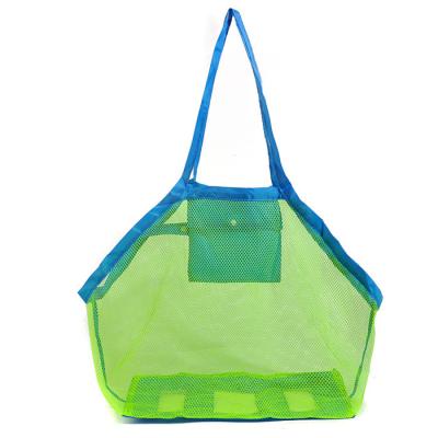 China 2022 Hot Summer Popular Portable Folding Sand Beach Toy Bags Tool Set Storage Bag Fruit Bag Lightweight Away for sale