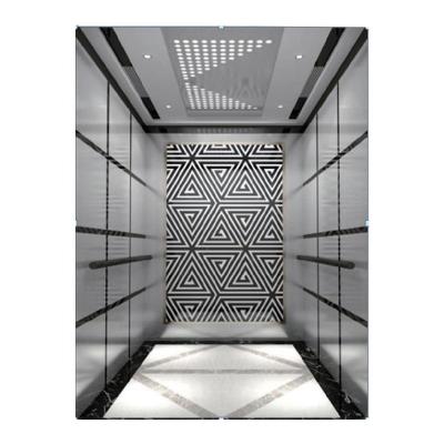 China 304 Stainless Steel Elevator Cargo Lift Modern Private Property Elevators for sale