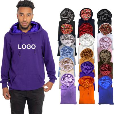 China Wholesale Men's Breathable Custom Silk Logo Pain Blank Hoodie Sweatshirt Spot Striped Hoodie Pullover Hoodie for sale