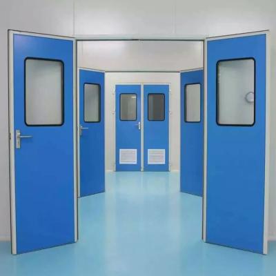 China 2021 newest fire protection material professional good quality water resistance disinfection clean room door for sale