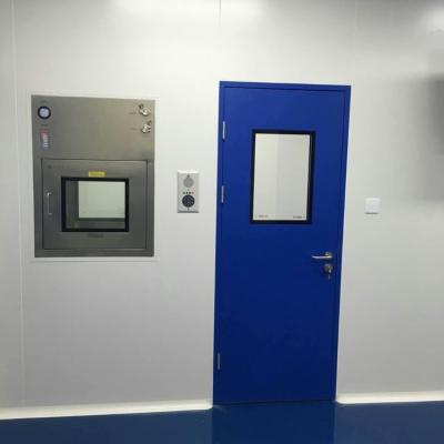 China ISO Cleanroom Premium Quality Fire Protection Panel Purification Component Safe Room Working Steel Doors for sale