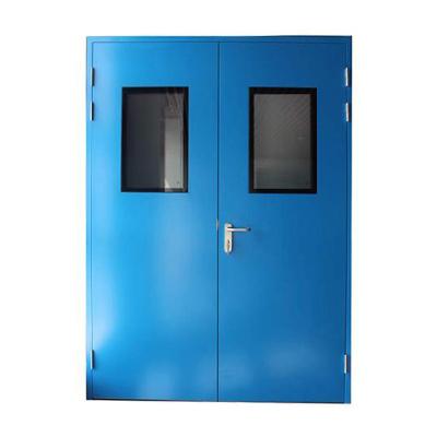 China Cleanroom Modern Clean Room Operation Theater Hospital Double Doors for sale