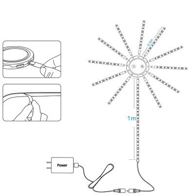 China Wholesale Indoor Decorative Led String Lights Custom Lights Decoration Remote Control Lights For Events for sale