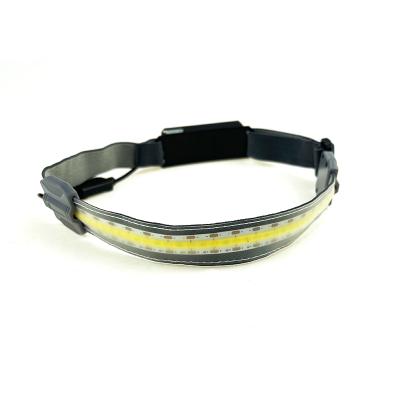 China Cheap Camping LED Headlight Running Rechargeable COB Head Lamp Stepless Dimming Torch Flashlight Headlamps for sale