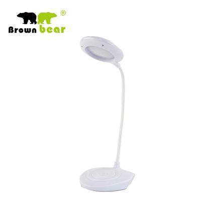 China Modern LED Table Lamp Lamps Shine Adjustable Desk Lamp With USB Charging Port for sale