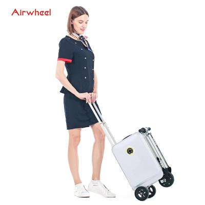 China ABS smart scooter suitcase 20 inch smart luggage carry 2022 social celebrity recommended smart luggage scooters suitcase for sale