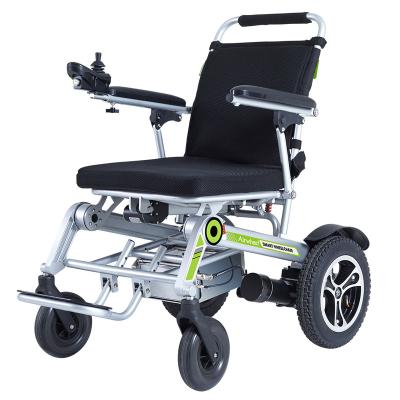 China 2022 new aluminum alloy foldable electric wheelchair with atuofolding CE certification for sale