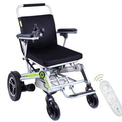 China Aluminum Alloy Power Wheelchairs Light Weight Electric Folding Wheelchair For Disabled And Elderly for sale