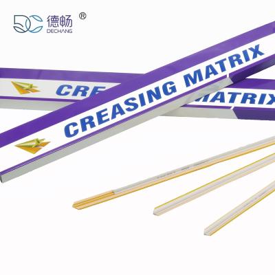 China For Cardboard & corrugated paper die cutting fiber creasing Matrix for fiber base 0.5*1.6mm adhesive transparent fiber creasing matrix cutter for sale