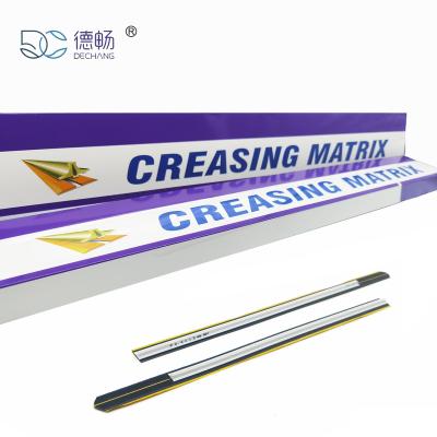 China For Cardboard & Factory Matrix Pressboard Corrugated Paper Adhesive Creasing Die Cutting Material Creasing Matrix for sale