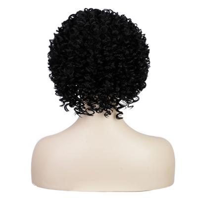 China Lady Bandage Hair Band Wig Curly Hair Outlet Wig European And American Factory Long Hair Short Wig for sale