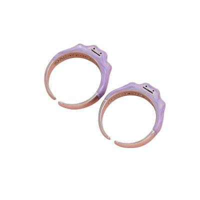 China Ring 2021 Alloy Rings For Women Cute Cartoon Design Rings For Teen Girls for sale