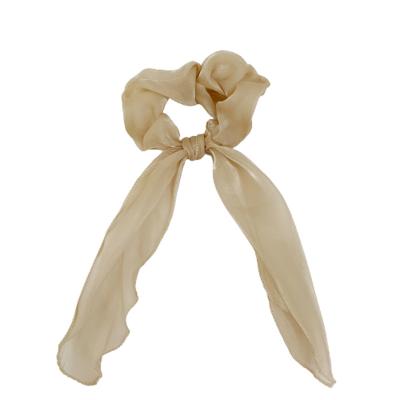 China Women Hairtie 2021SS Solid Color Hair Scrunchies Hair Scrunchies Ponytail Scarf Scrunchies For Women Girls for sale