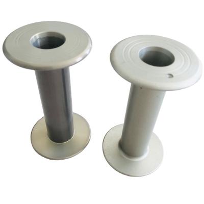 China Covering Machine Aluminum Bobbin For Yarn Covering Machine Textile Machine Spare Parts Aluminum Coil for sale