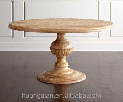 China PANEL restaurant furniture dining table plywood table top table commercial wood solid wood leg for sale