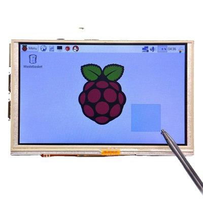 China Monitor for raspberry pi TFT 800x480 resistive touch screen 5 inch LCD display for raspberry pi 4B 3B+ for sale