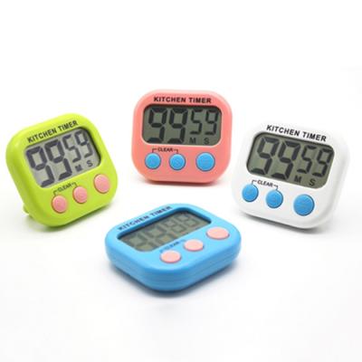 China Amazon Sustainable Hot Sale Mini Digital Magnetic Kitchen Timer with Alarm Clock for sale