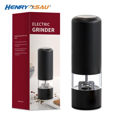 China Sustainable Grinder Batteries Electric Grinder Logo Salt And Pepper Custom 5 Code Kitchen Grinder for sale